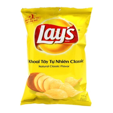 Bim Bim Lays vị khoai tây tự nhiên Classic 60g