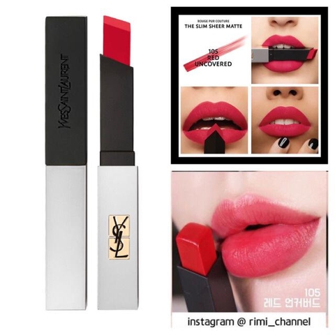 Son YSL Slim 101 Rouge Libre Màu Đỏ Hồng