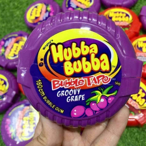 Kẹo cao su cuộn Hubba Bubba Đức mầu tím