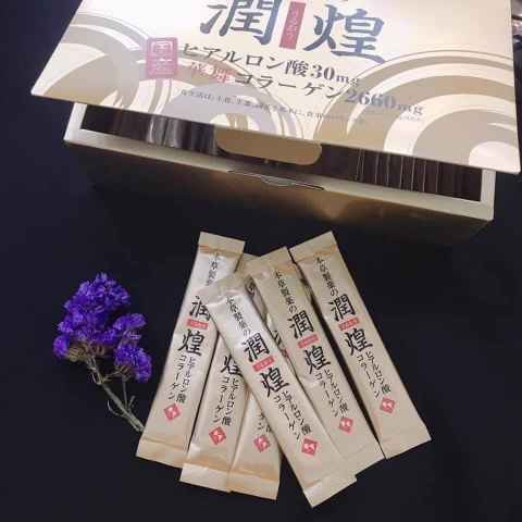 Bột Collagen sụn vi cá mập Hanamai Gold Premium 120g (2g*60 gói)