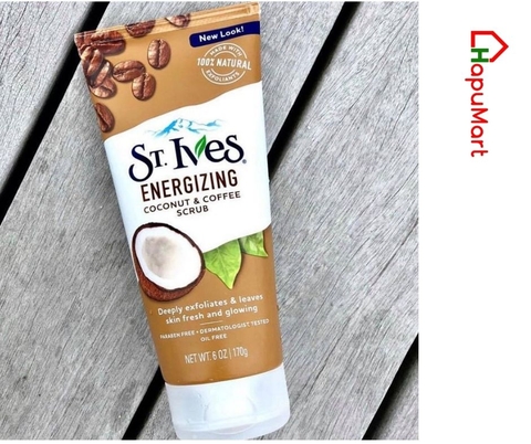 Tẩy da chết tuýp ST.Ives Coconut & coffee 170gr