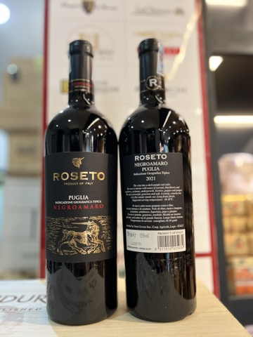 Rượu Vang Ý Roseto Puglia Negroamaro