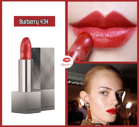 Son Burberry 434 Ruby Lip Velvet ( đỏ ruby )