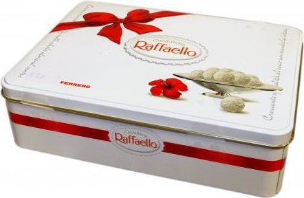 Kẹo SOCOLA RAFFAELLO bọc dừa hộp sắt 300G