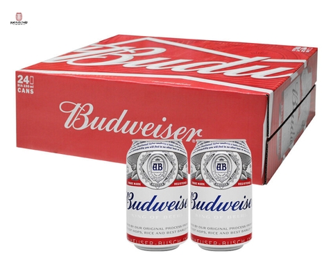 Thùng Bia Budweiser lon 330ml *24