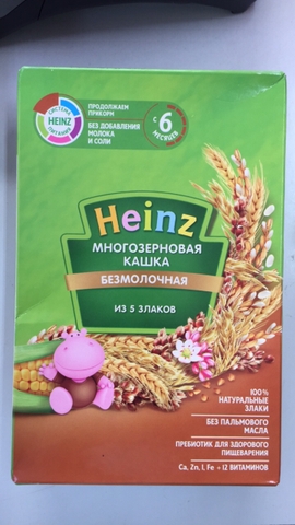 Bột ăn dặm Heinz Nga vị sữa yến mạch 200g (6M)