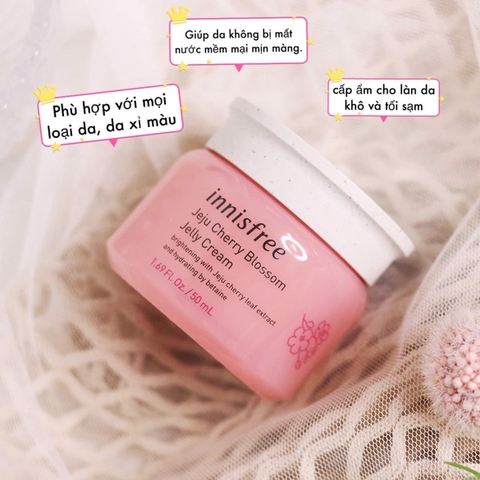 Kem Dưỡng Trắng Da Innisfree Jeju Cherry Blossom Tone Up