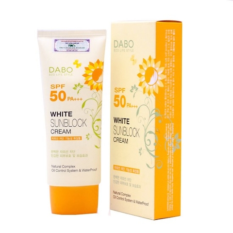 Kem chống nắng cao cấp DABO White Sunblock 70ml