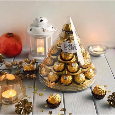 Socola Ferrero Rocher Cone 350g – 28 viên Hình Tháp