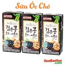 Hộp sữa đậu đen óc chó hạnh nhân 190ml