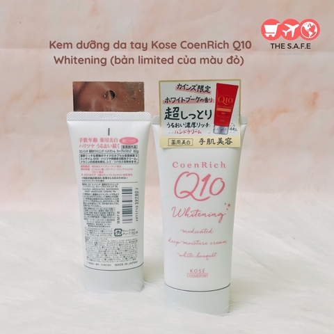 Kem Dưỡng Ẩm Và Trắng Da Tay Kose Coen Rich Q10 Whitening 80g