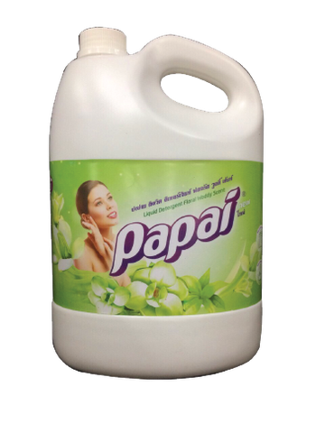 Nước giặt PAPAI 3.5L đậm đặc 6 in 1 xanh