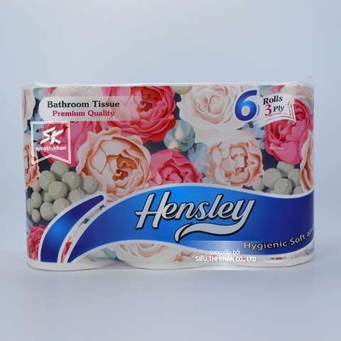 Giấy vệ sinh HENSLEY 6 cuộn, 3 lớp