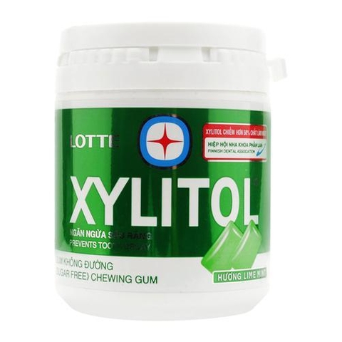 Xylitol Bottle lọ 58g vị bạc hà