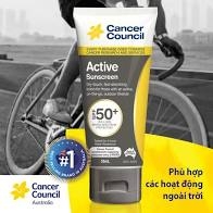 Kem chống nắng năng động Active Cancer Council 35ml