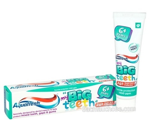 Kem đánh răng trẻ em Aquafresh Big Teeth 6+ 50g