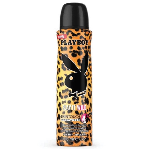 Xịt Khử Mùi Toàn Thân Playboy 150ml PLAY IT WILD