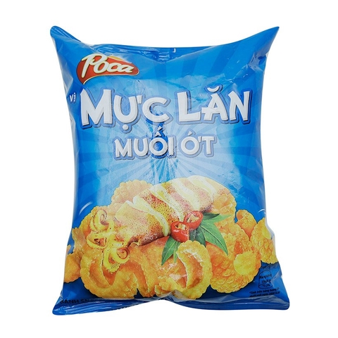 Bim Bim Poca vị Mực lăn muối ớt 30g