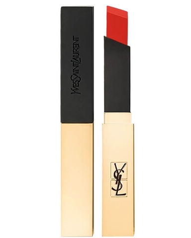 Son YSL The Slim 10 màu Corail Antinomique (cam đỏ)