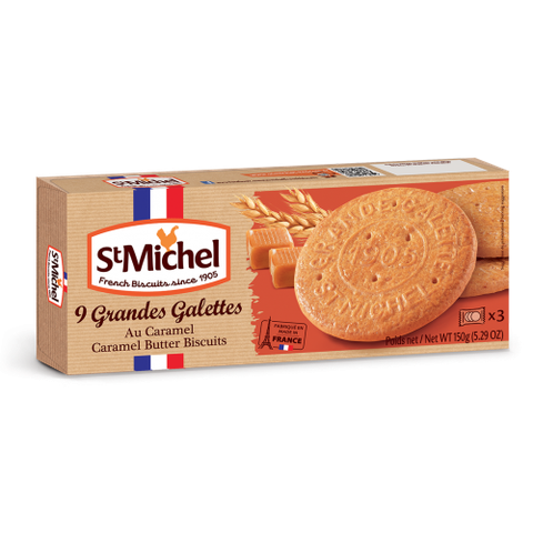 Bánh qui bơ St Michel Galettes Caramel 150gr