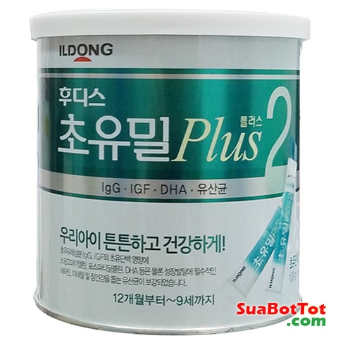 Sữa Non ILDONG số 2 Hàn Quốc 100 gói(1-9 tuổi)