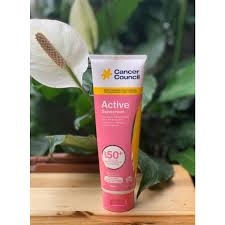 Kem chống nắng năng động Active Cancer Council 110ml