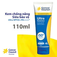 Kem chống nắng siêu bảo vệ Ultra Cancer Council 110ml