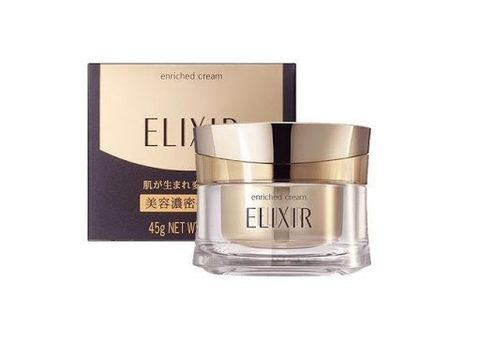 Kem dưỡng da đêm cao Cấp Shiseido Elixir Enriched Cream 45g ( chống nhăn , nâng cơ )