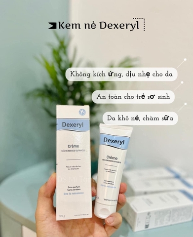 Kem Dưỡng Da, Trị Nẻ Chàm Dexeryl Crème 50g