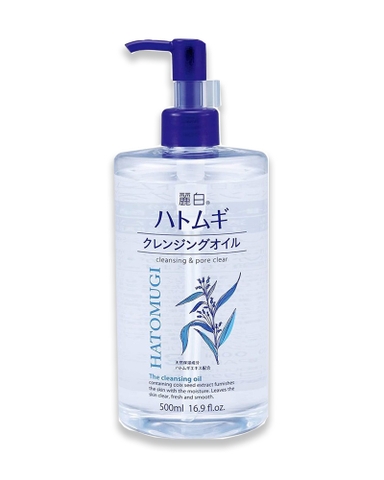 DẦU TẨY TRANG HATOMUGI NHẬT BẢN 500ML