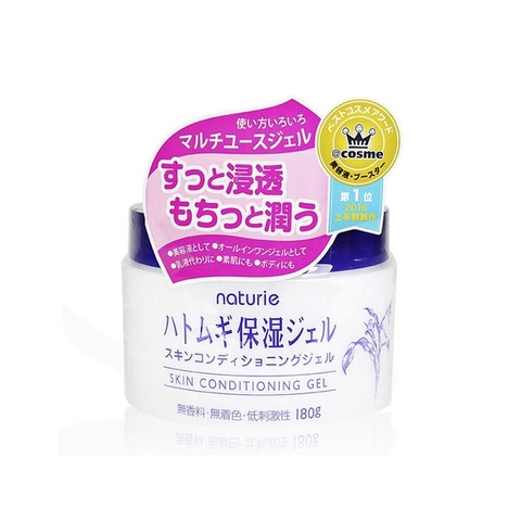 GEL DƯỠNG ẨM CHIẾT XUẤT HẠT Ý DĨ HATOMUGI NATURIE CHÍNH HÃNG NHẬT BẢN 180G