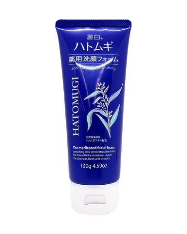 SỮA RỬA MẶT NGỪA MỤN, TRẮNG DA HATOMUGI NỘI ĐỊA NHẬT BẢN 130G