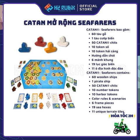 Catan: Seafarers Board Game Định Cư Ở Catan Mở Rộng Biển (Tiếng Anh US)