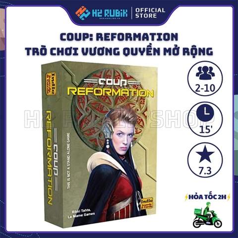 Coup: Reformation Trò Chơi Vương Quyền boardgame bản mở rộng
