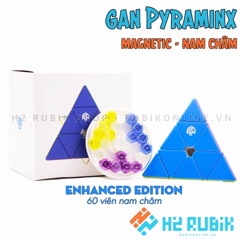Rubik Pyraminx GAN Pyraminx M có nam châm sẵn - Enhanced Edition