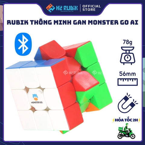 GAN Monster Go 3x3 AI Rubik thông minh
