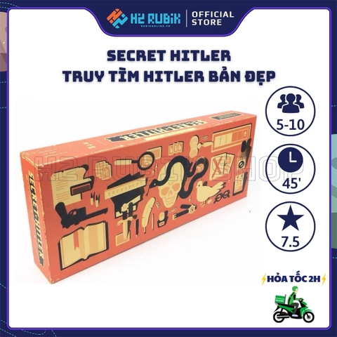 Secret Hitler Board Game Hộp Dài Cứng Cao Cấp Tiếng Anh