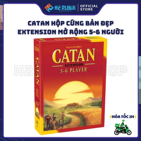 The Settlers of Catan Board Game Chiến Thuật Khai Hoang Vùng Đất Mới Hộp Đời Cổ