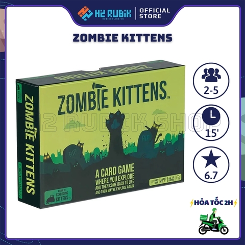 Zombie Kittens - Bài Mèo Nổ phiên bản zombie chất lượng cao bài đẹp (tiếng Anh)