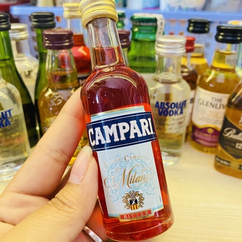 RƯỢU MINI CAMPARI MILANO - CHAI 50 ML