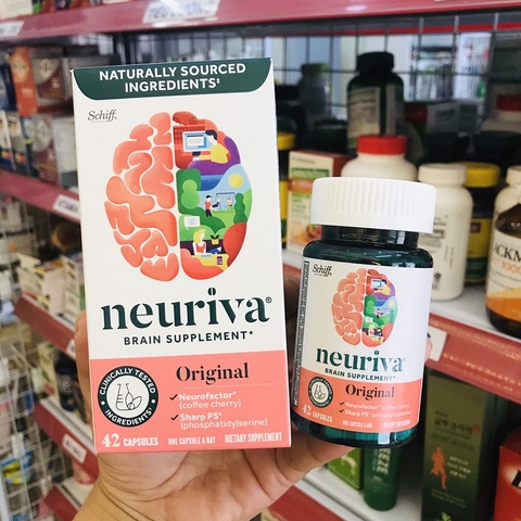 VIÊN UỐNG BỔ NÃO NEURIVA BRAIN SUPPLEMENT ORIGINAL - 42 VIÊN