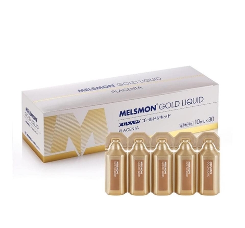 NƯỚC UỐNG NHAU THAI MELSMON GOLD LIQUID PLACENTA ( 30x10ML )