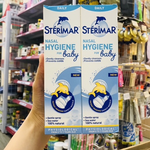 Xịt Mũi Sterimar Hygiene Baby 100 ml