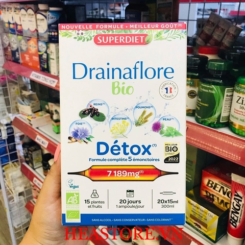 Thải Độc Cơ Thể DRAINAFLORE BIO DETOX