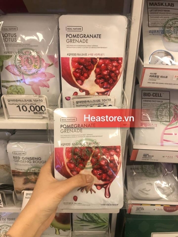 MẶT NẠ THE FACE SHOP REAL NATURAL 8 MẪU HOT NHẤT