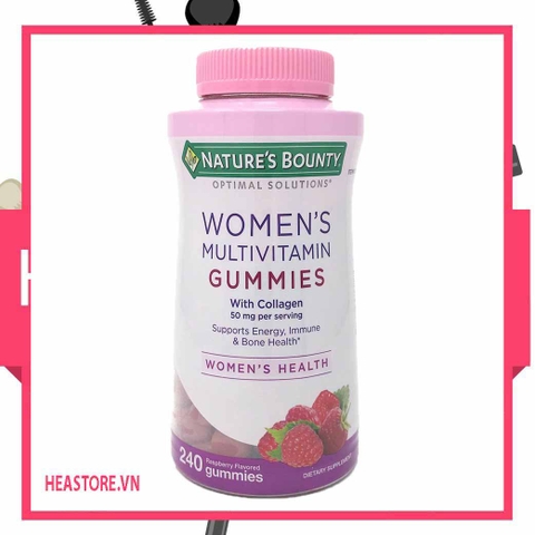 KẸO WOMEN'S MULTIVITAMIN GUMMIES 240 VIÊN