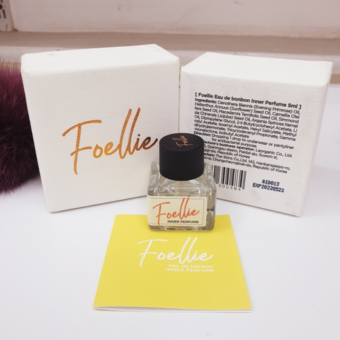 NƯỚC HOA VÙNG KÍN FOELLIE EAU DE BIJOU INNER PERFUME 5ML - MÀU TRẮNG (hương nước hoa đào ngọt ngào)