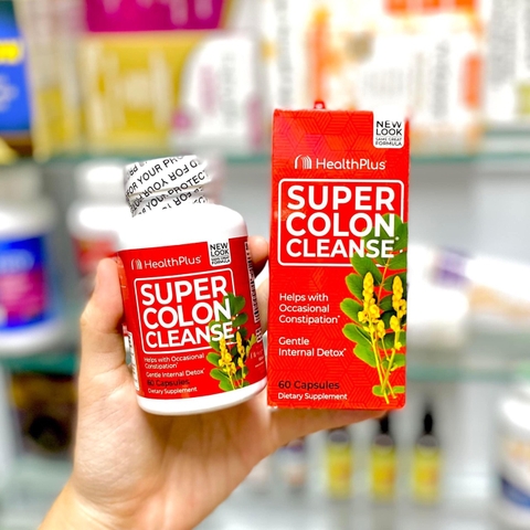 VIÊN UỐNG NHUẬN TRÀNG HEALTH PLUS SUPER COLON CLEANSE - 60 VIÊN