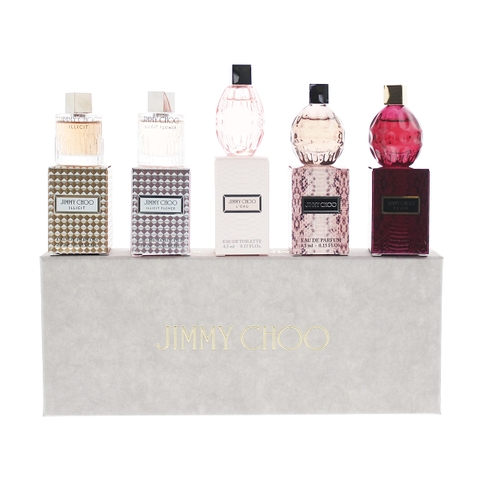 SET NƯỚC HOA NỮ THE JIMMY CHOO MINIATURES COLLECTION ( 4.5ML X 5 )