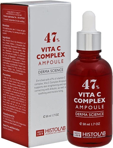 SERUM 47% VITA C COMPLEX AMPOULE DERMA SCIENCE - 50ML